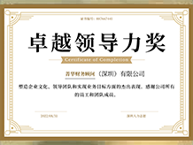 深圳公司注冊代辦代理公司、深圳注冊公司代辦公司菁華集團(tuán)榮譽(yù)獎項(xiàng)：卓越領(lǐng)導(dǎo)力獎、lingdaoli
 